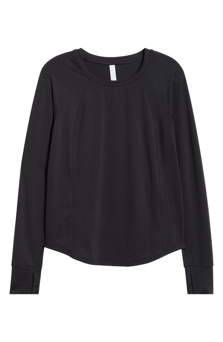 Zella Rally Mesh Top, Alternate, color, Black