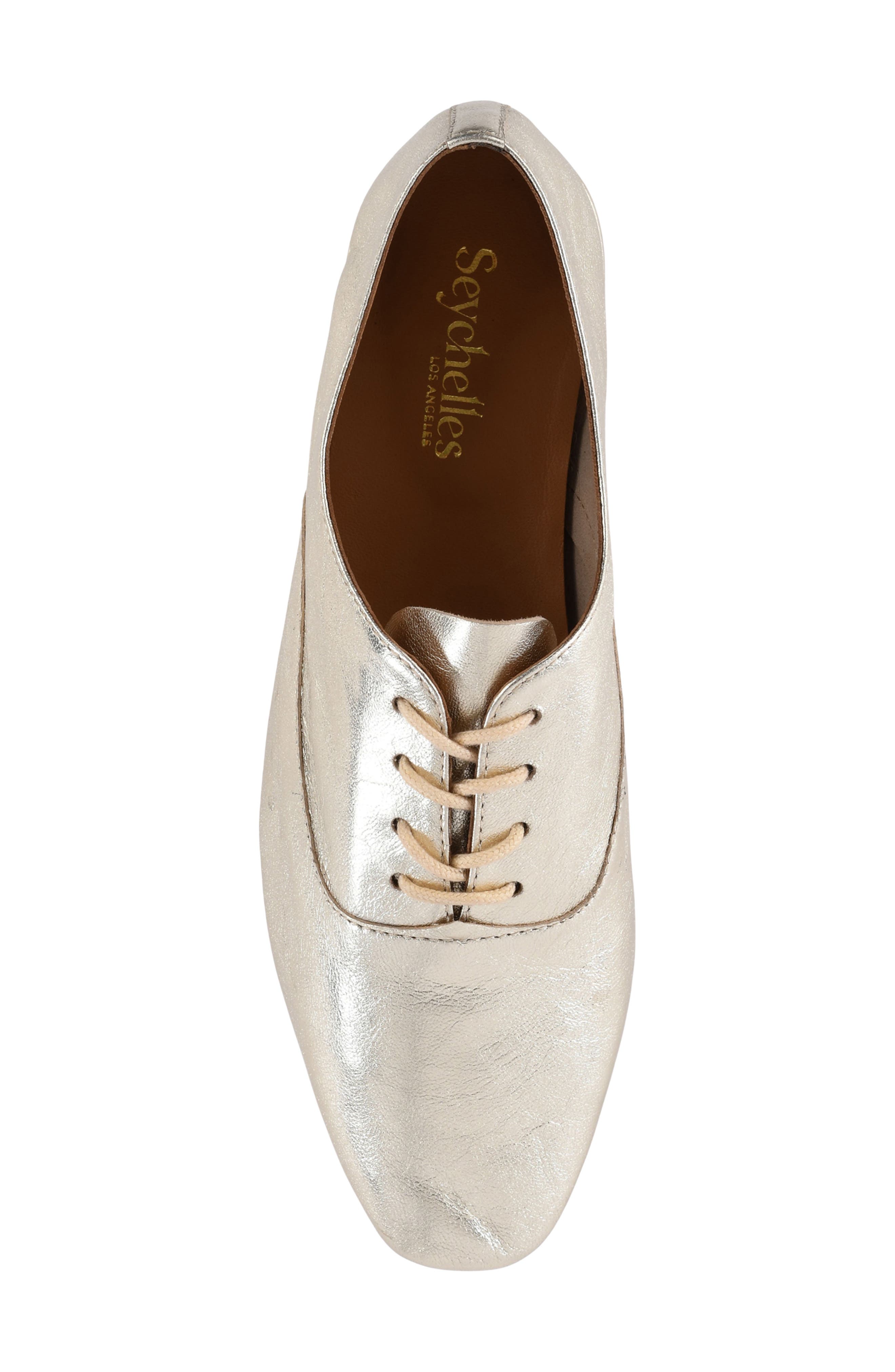 Starlet Leather Oxford, Alternate, color, LIGHT GOLD