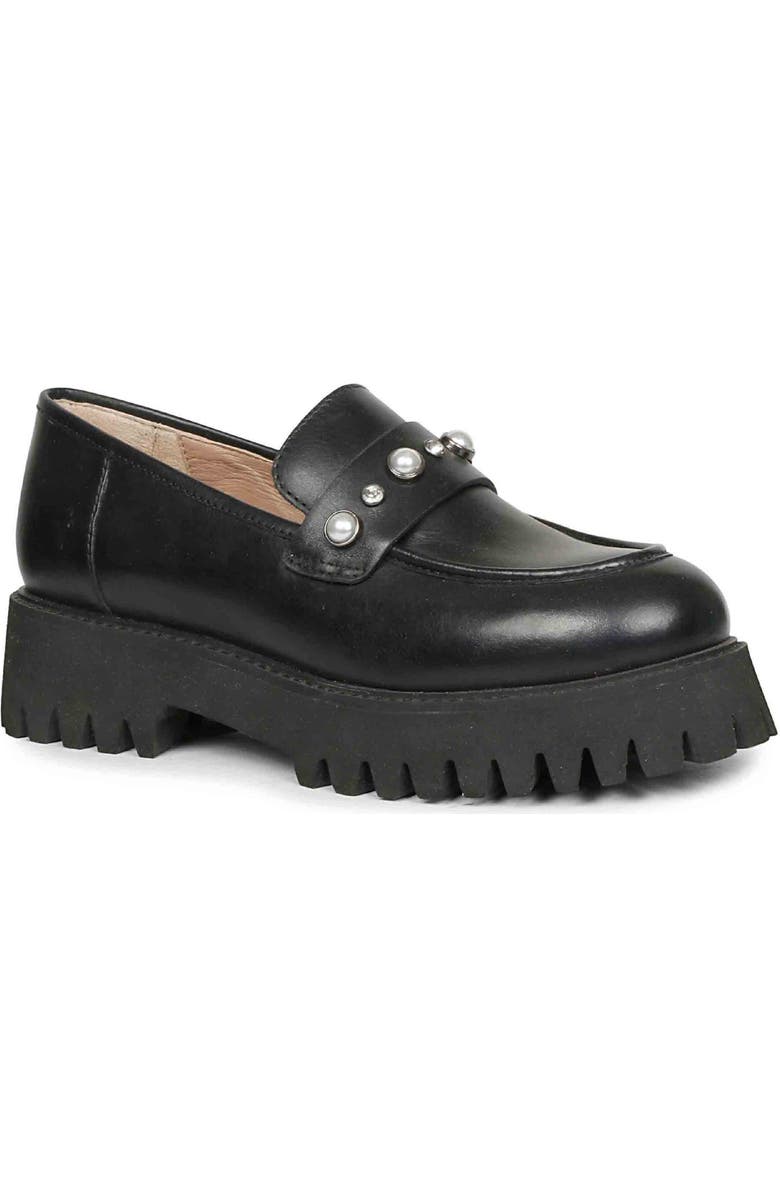 SAINT G Fern Platform Loafer, Main, color, Black
