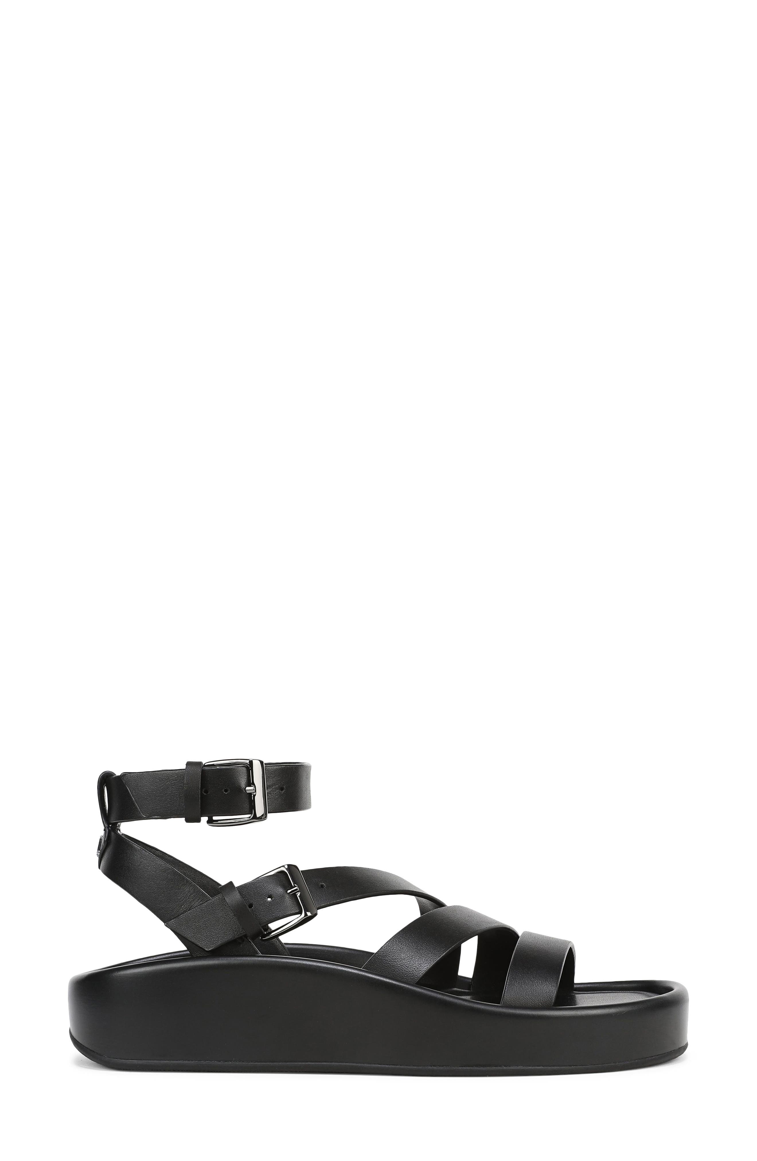 Naturalizer So Sweet Platform Ankle Strap Sandal, Alternate, color, Black
