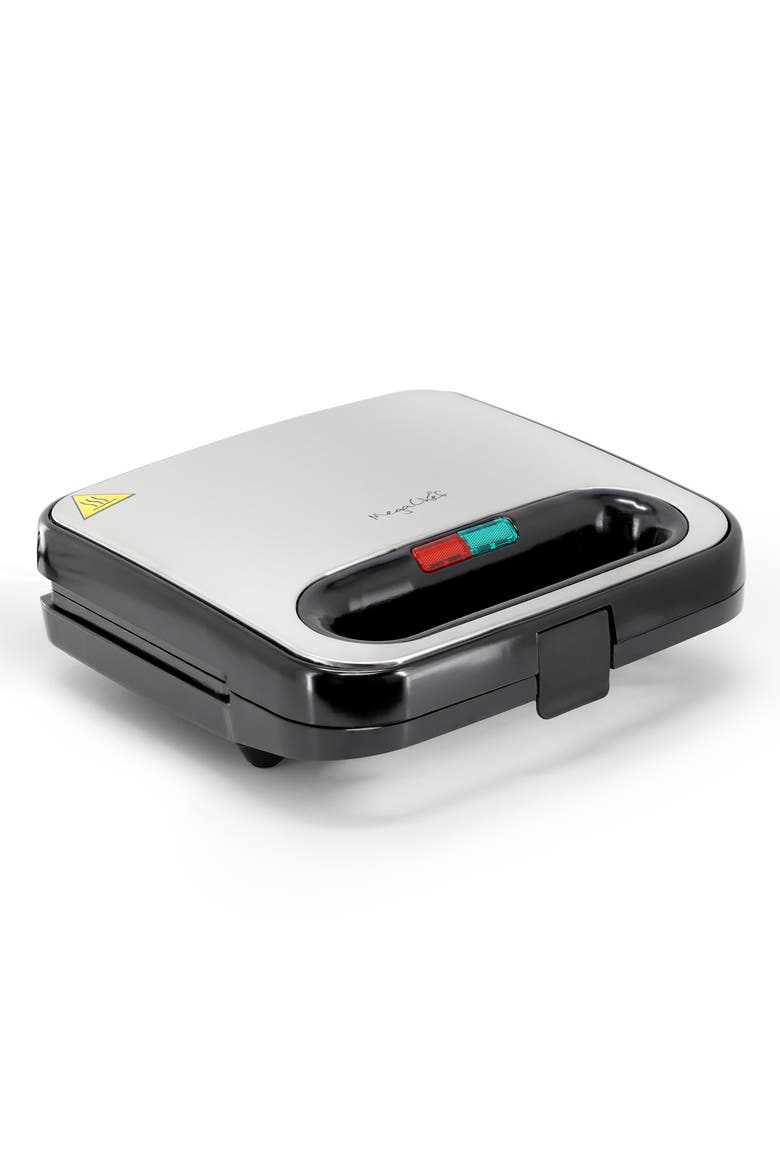 Electric Non-Stick Sandwich Maker, Alternate, color, Grey