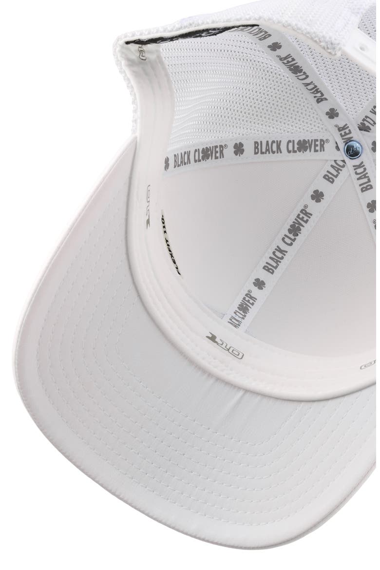 Glow Patch Snapback Cap, Alternate, color, WHITE