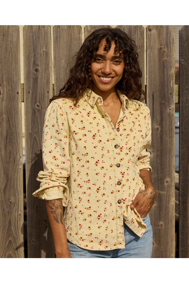 Women's Cascadia Long Sleeve Shirt, Alternate, color, Barley Floral Print