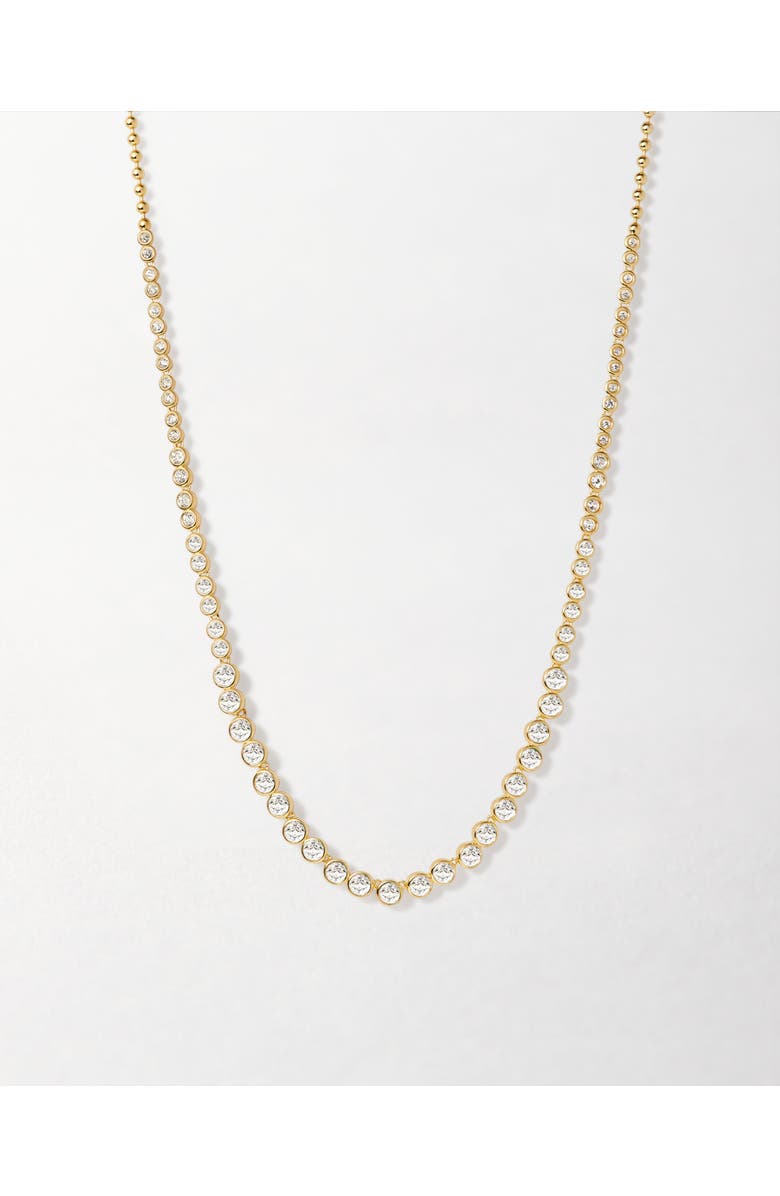 Edge of Ember Serena Tennis White Necklace, Main, color, White