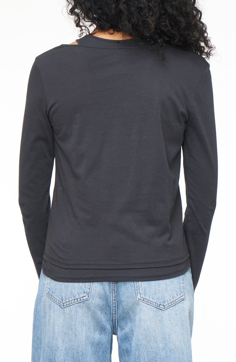 Pistola Leah Layered Long Sleeve Top, Alternate, color, 