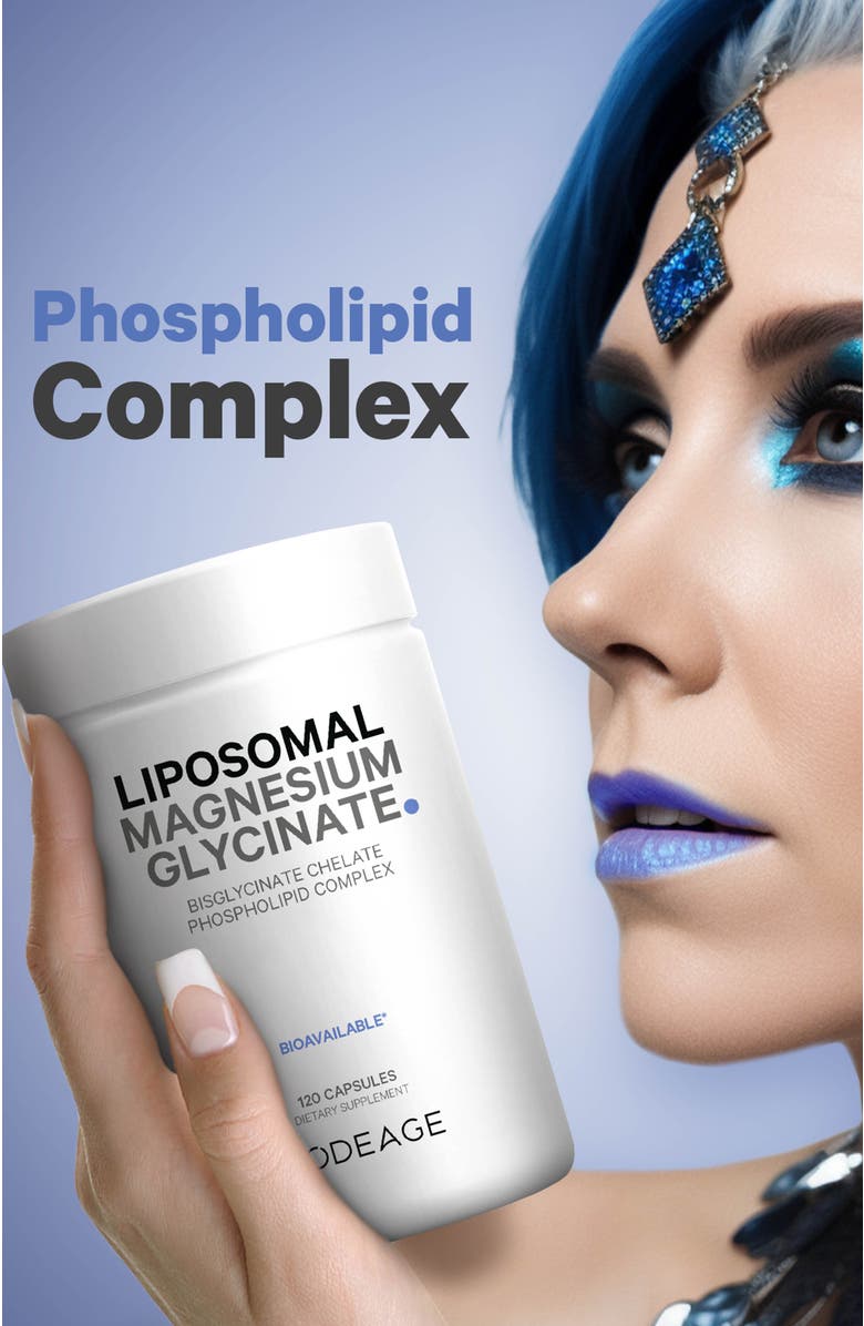 Codeage Magnesium Glycinate Chelate Mineral Supplement 1-Month Supply, Alternate, color, White