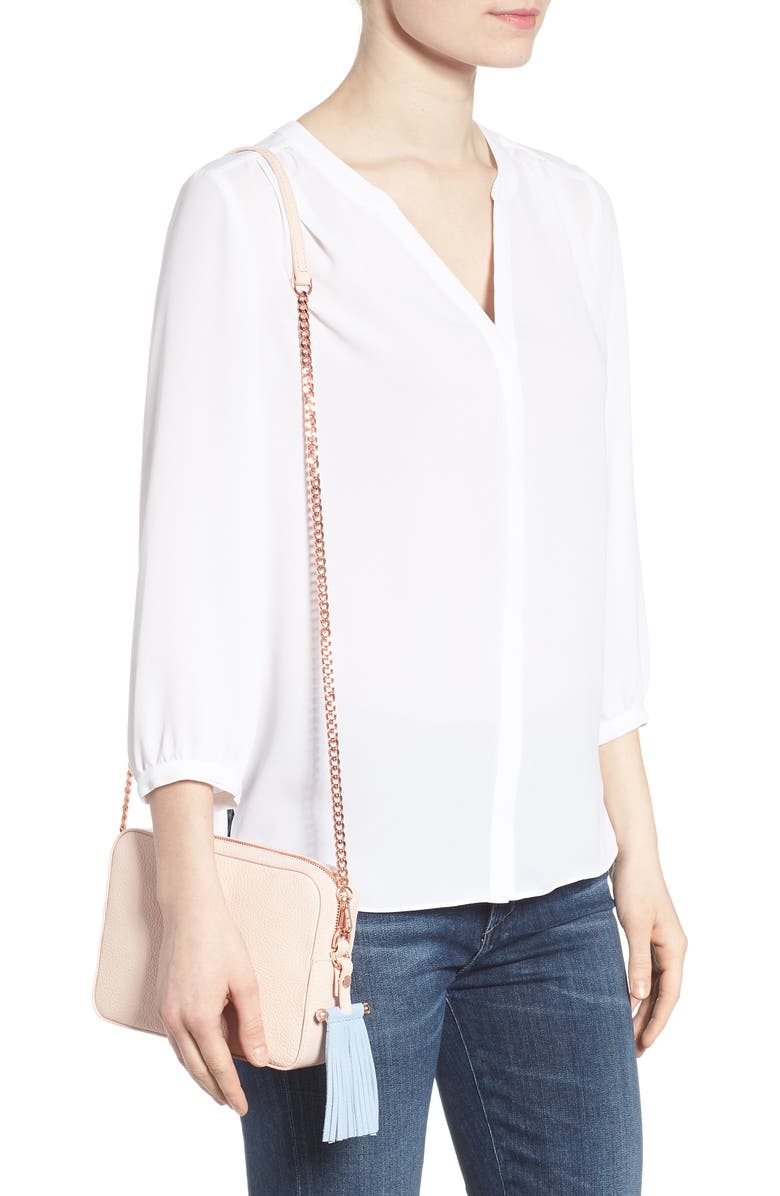 Ted Baker London Salia Leather Camera Bag, Alternate, color,