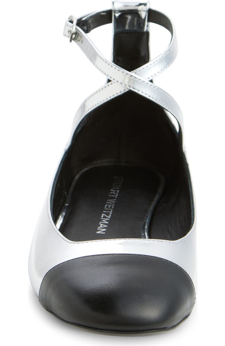 Stuart Weitzman Eden Cross Strap Ballet Flat, Alternate, color,