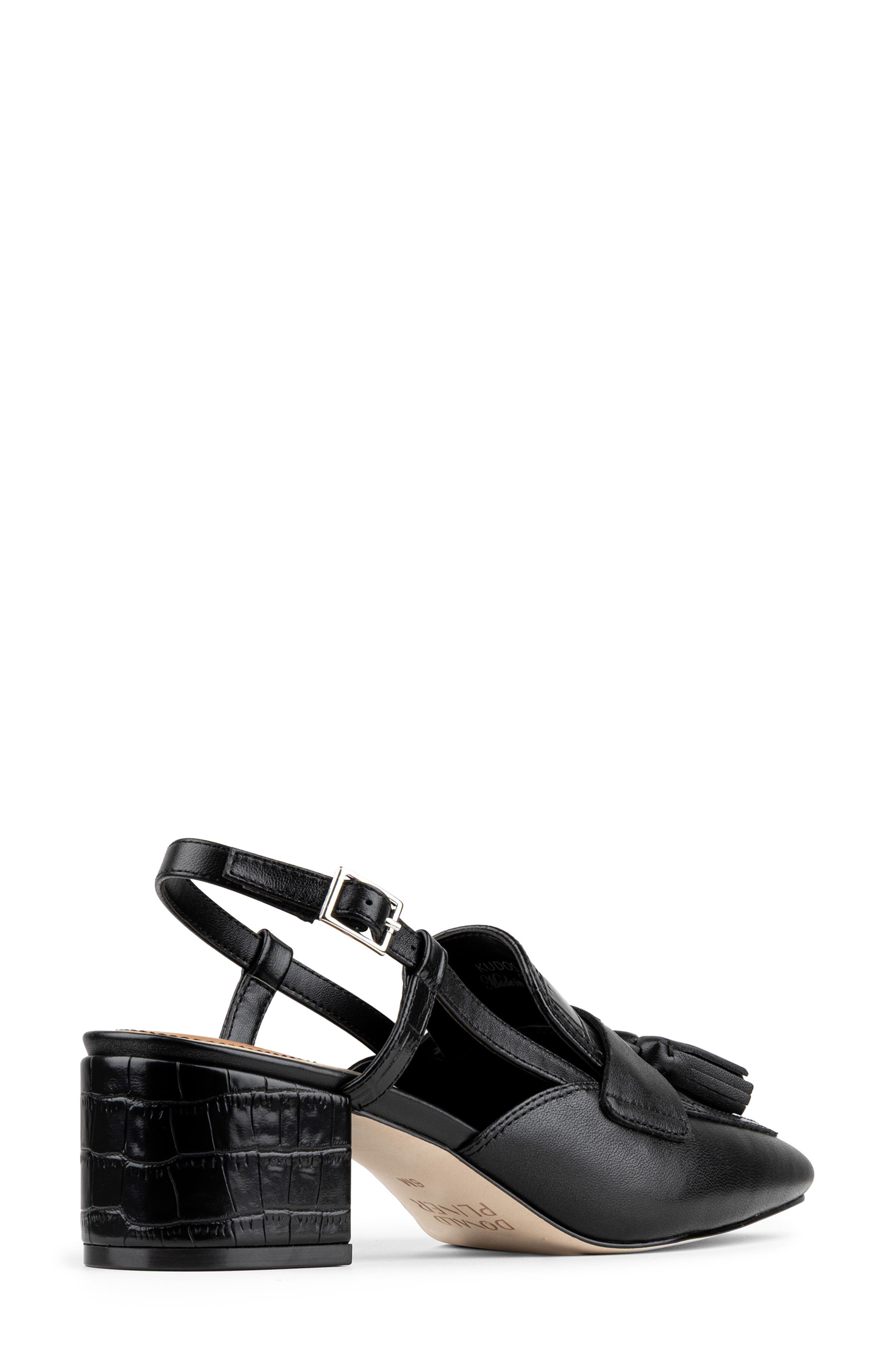 Donald Pliner Tassel Slingback Pump, Alternate, color, Black