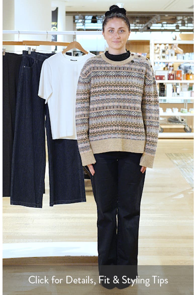Fair Isle Donegal Wool Sweater video