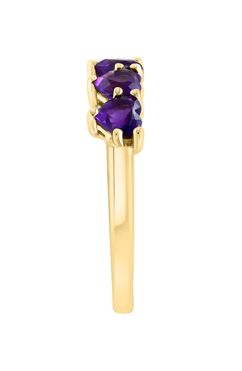 EFFY 14K Yellow Gold Amethyst Ring, Alternate, color, Purple