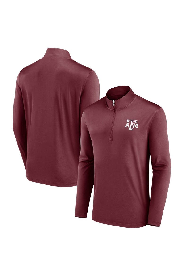 Men's Fanatics Branded Maroon Texas A&M Aggies Underdog Mindset Quarter-Zip Top, Main, color, Maroon