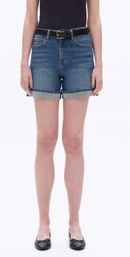 Bayeas High Waist Cuffed Denim Shorts
