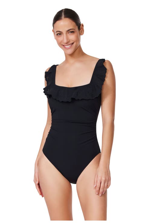Bachelorette Square Neck Ruffle One Piece