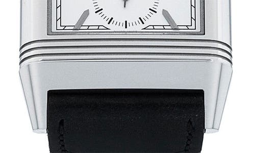 Watchfinder & Co. Jaeger-lecoultre 2023 Reverso Tribute Small Seconds 713842j Textile & Lea In Black