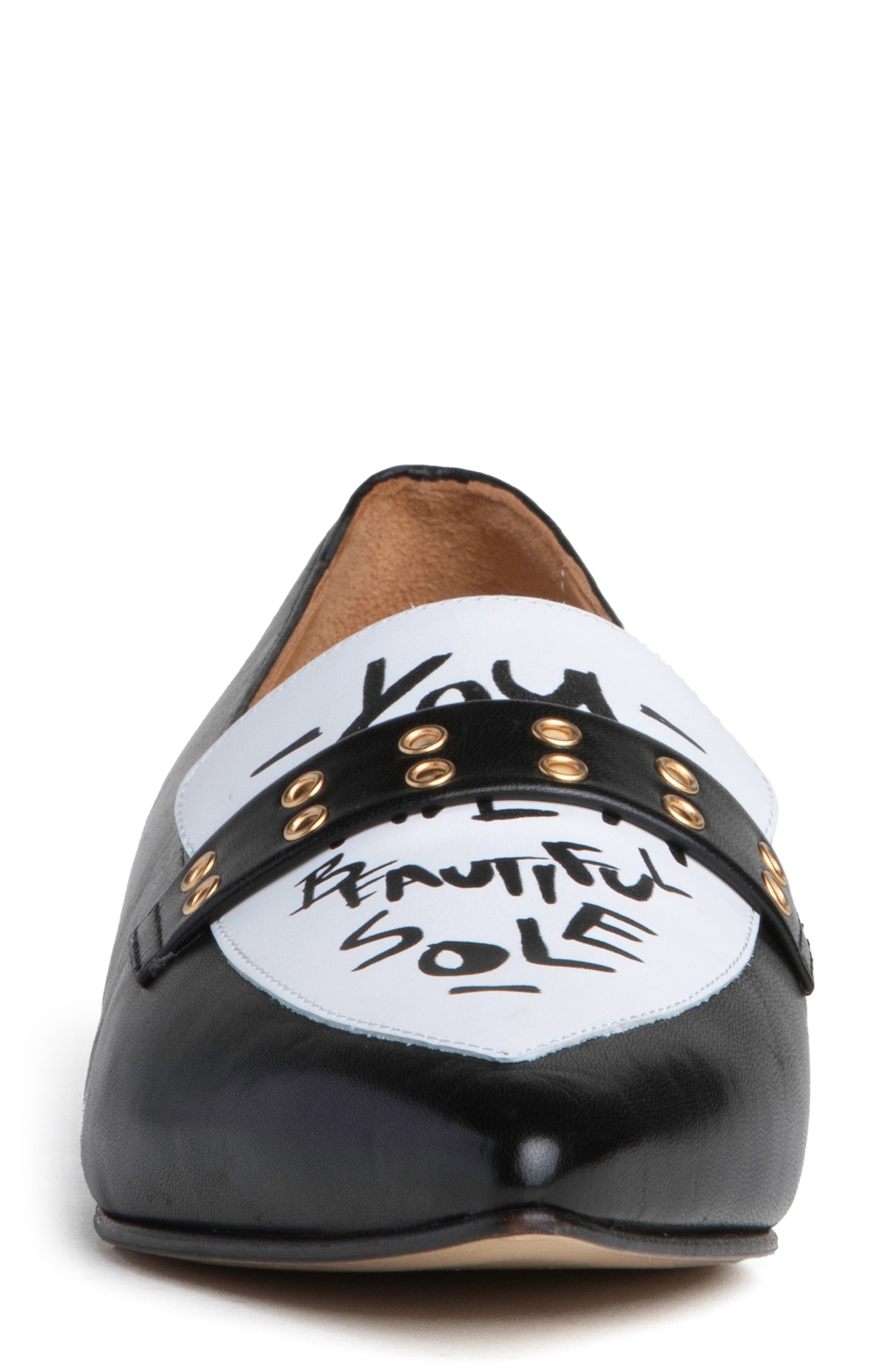 BEAUTIISOLES Cecily Pointed Toe Loafer, Alternate, color, 