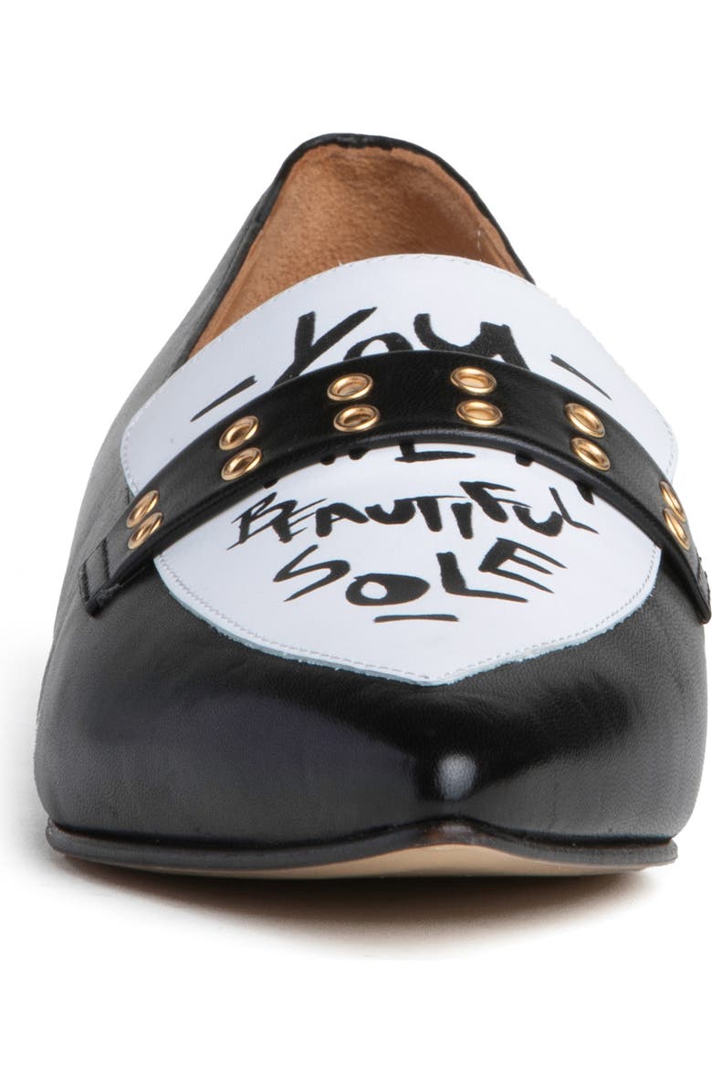 BEAUTIISOLES Cecily Pointed Toe Loafer, Alternate, color,