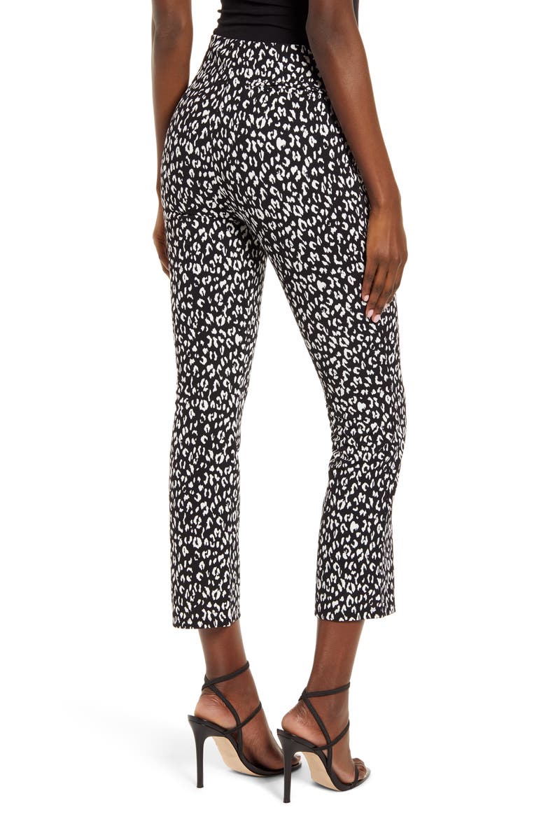 Knit Slim Pants, Alternate, color, BLACK SKETCHED ANIMAL