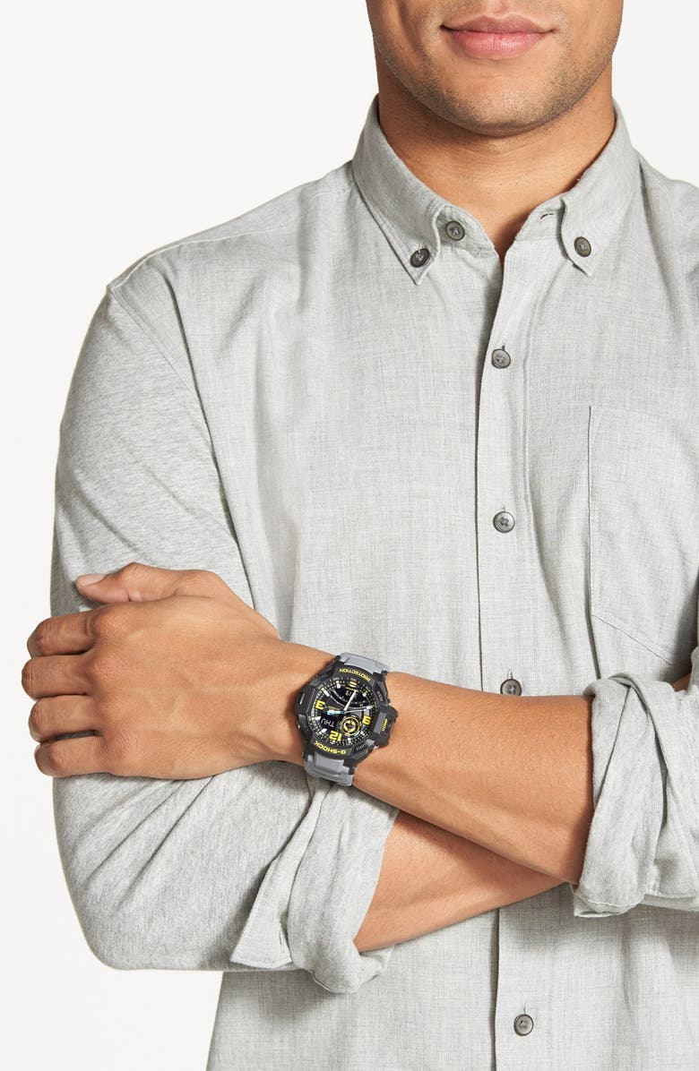 G-SHOCK 'Aviation' Ana-Digi Watch, 52mm, Alternate, color,