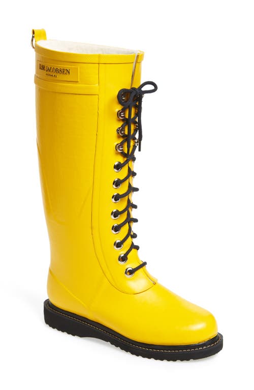 Ilse Jacobsen Rubber Boot in Cyber Yellow at Nordstrom, Size 38