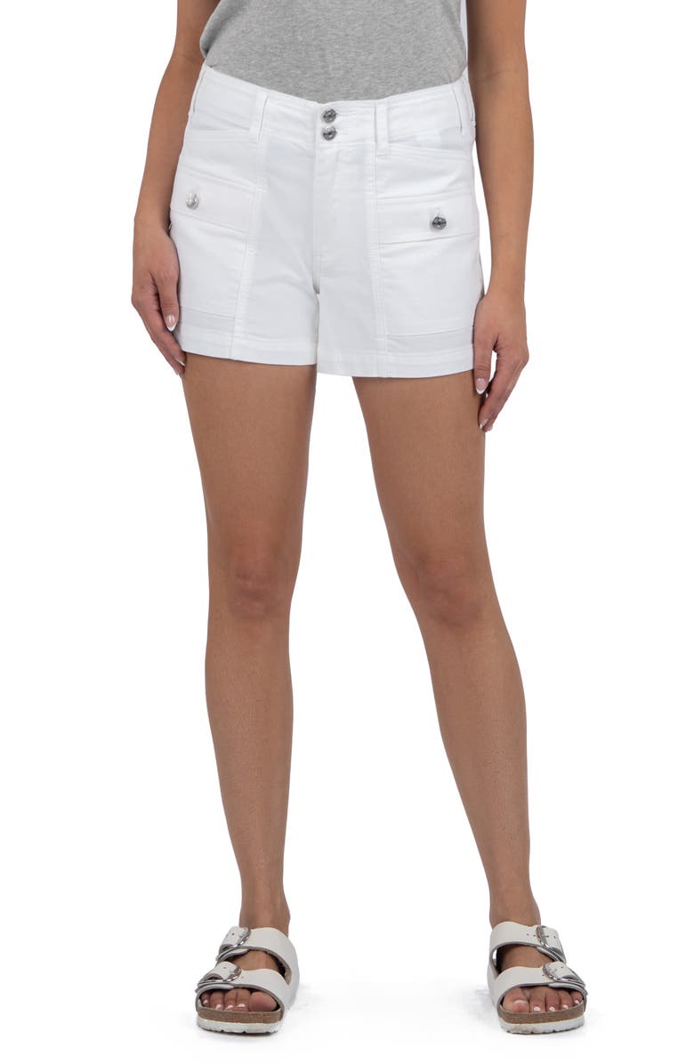 KUT from the Kloth Jane Patch Pocket Denim Shorts, Main, color,