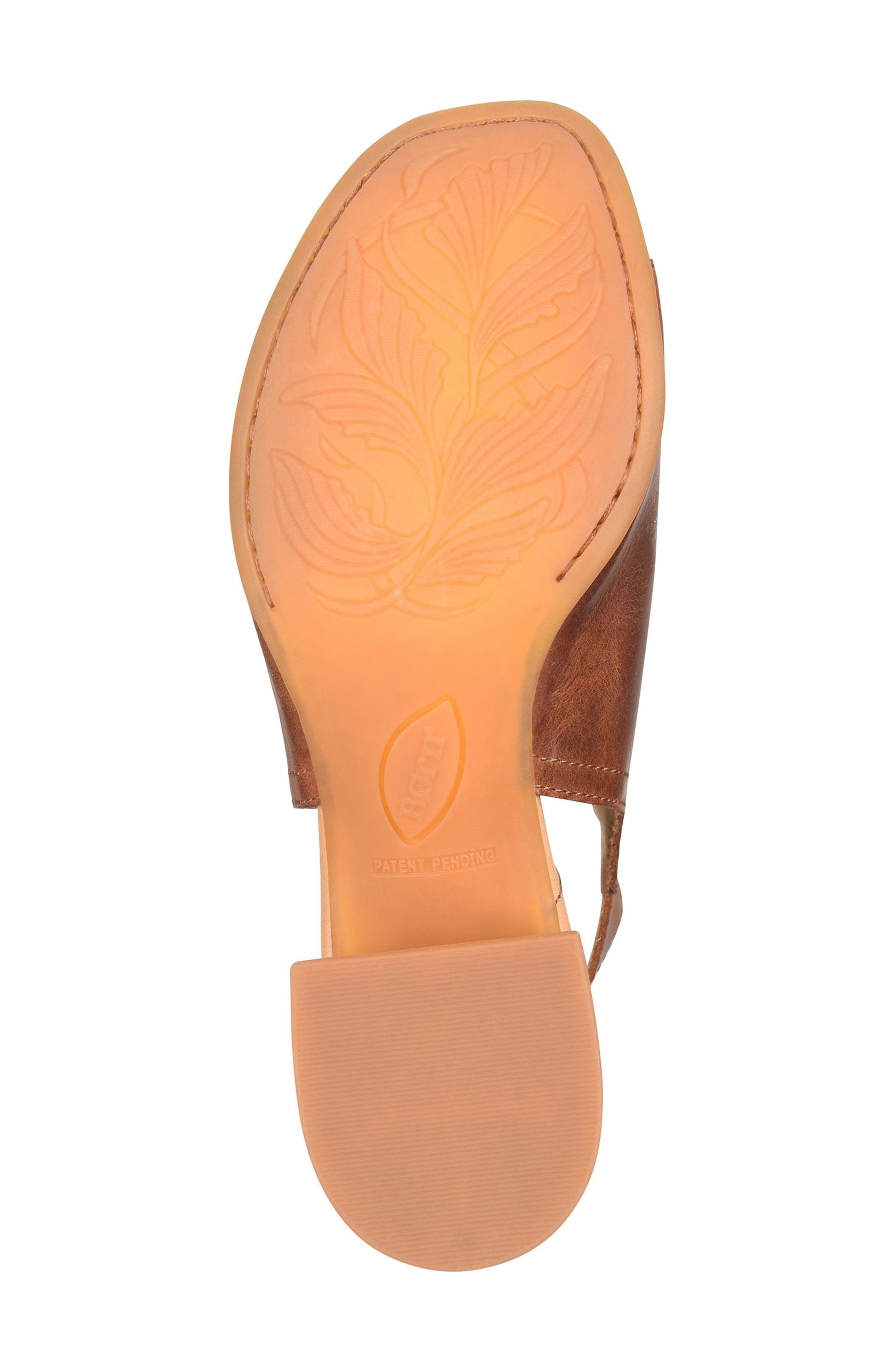 Sage Sandal, Alternate, color, BROWN LEATHER