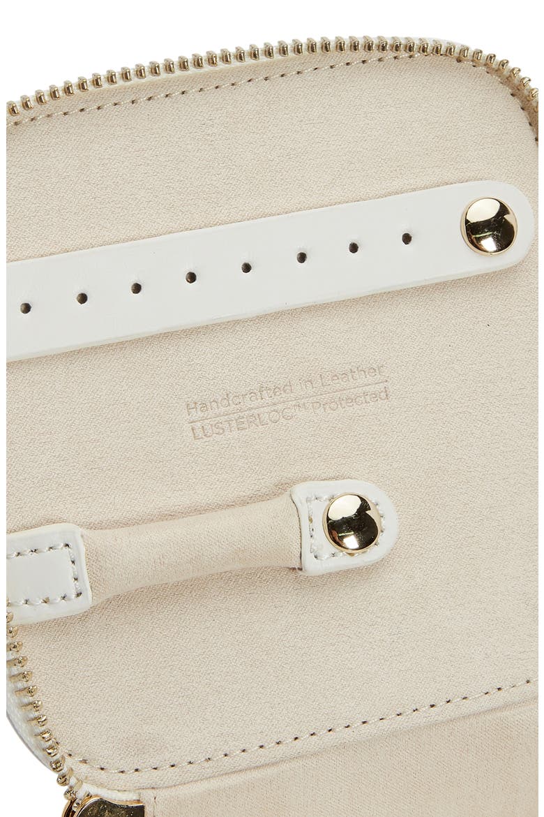 Maria Zip Jewelry Cube, Alternate, color, WHITE