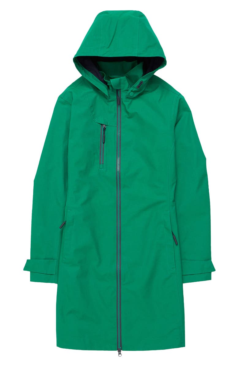 Seasalt Cornwall Coverack Waterproof Organic Cotton Raincoat with Removable Hood, Alternate, color,