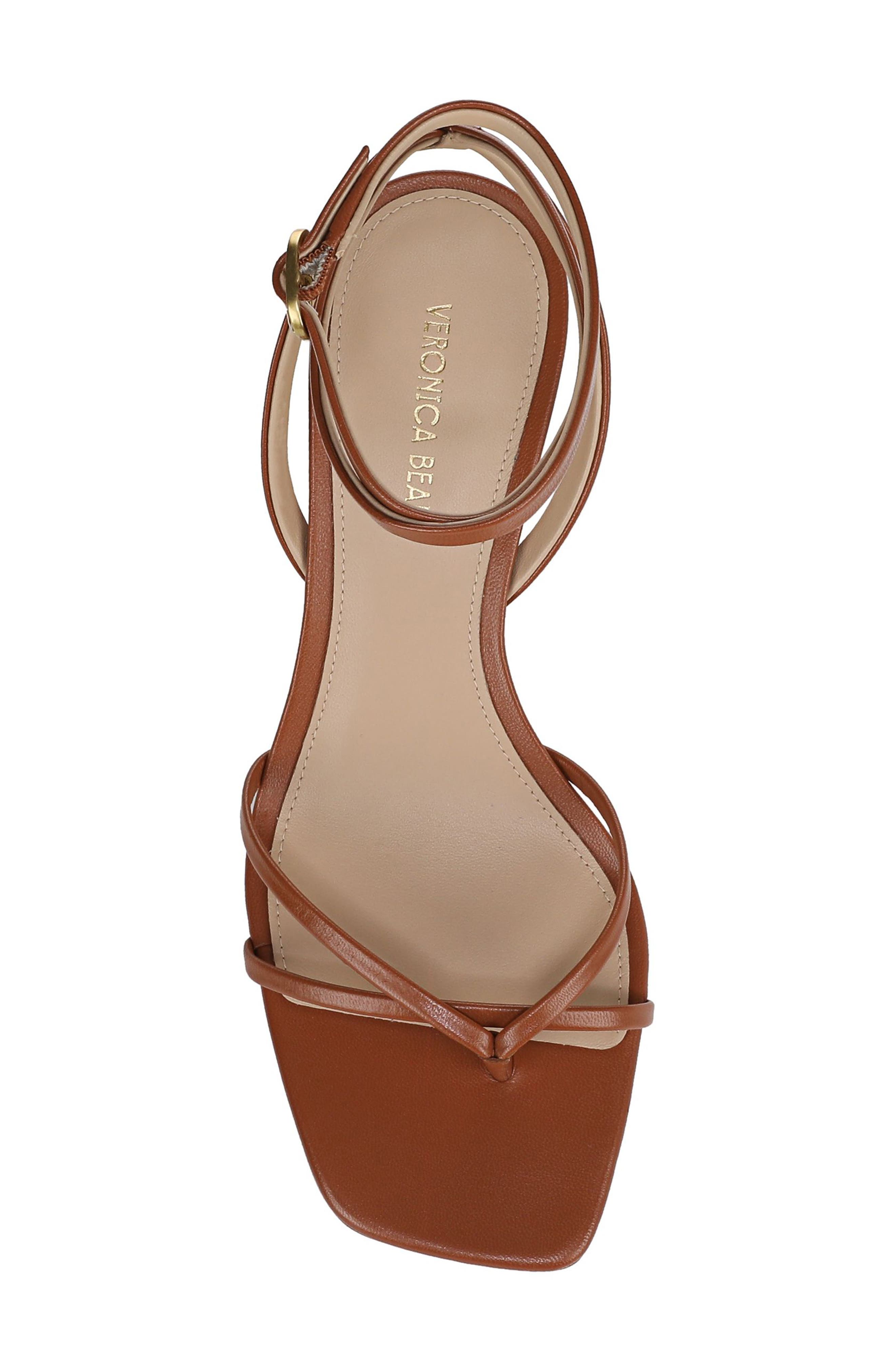 Caterina Ankle Strap Sandal, Alternate, color, HONEY