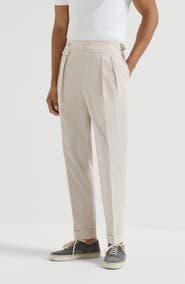 Brunello Cucinelli Cotton twill trousers