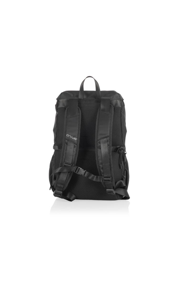 Oniva Tarana Recycled Backpack Cooler, Alternate, color, Carbon Black