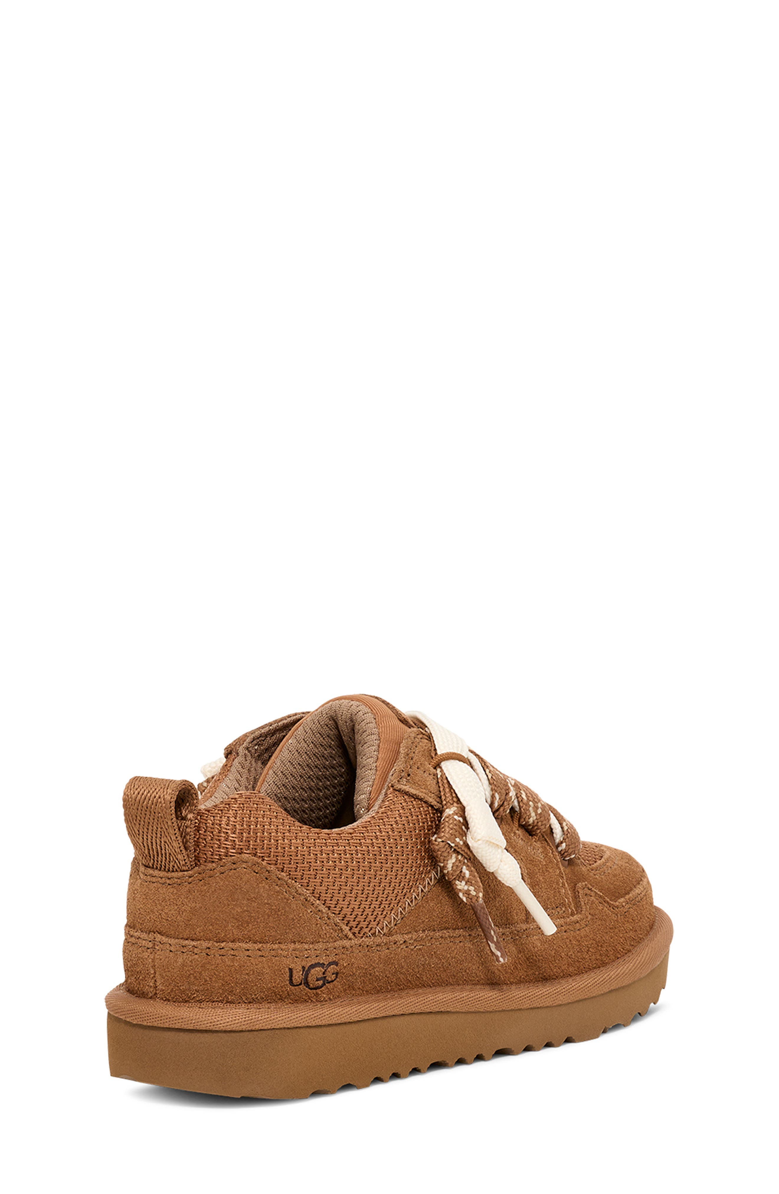 UGG<sup>®</sup> Kids' Lo Lowmel Sneaker, Alternate, color, Chestnut