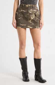 Vigoss Camo Cargo Miniskirt