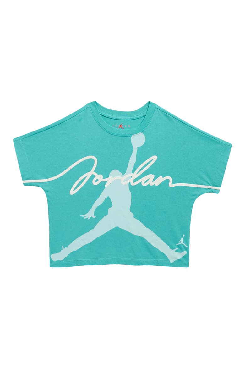 Hidden in Plain Sight Jordan Crewneck Tee, Main, color, WASHED TEAL