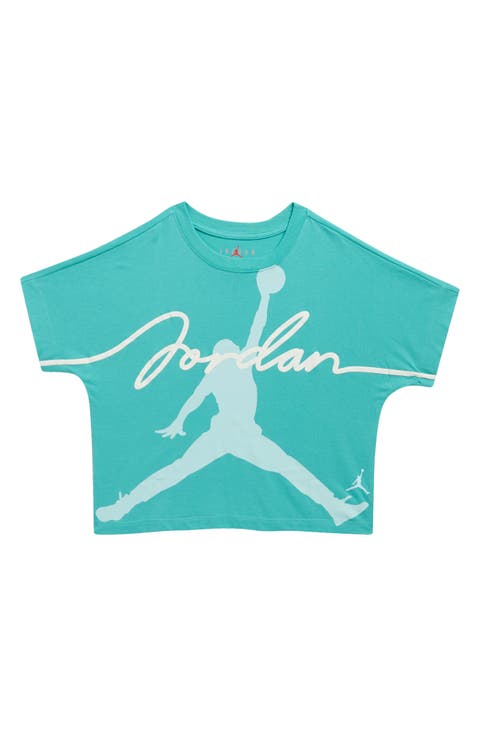 Hidden in Plain Sight Jordan Crewneck Tee (Big Kid)