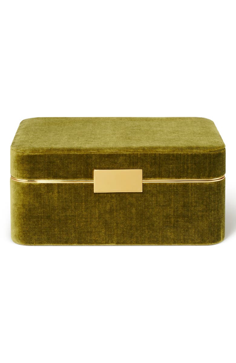 Aerin Beauvais Velvet Jewelry Box, Main, color,