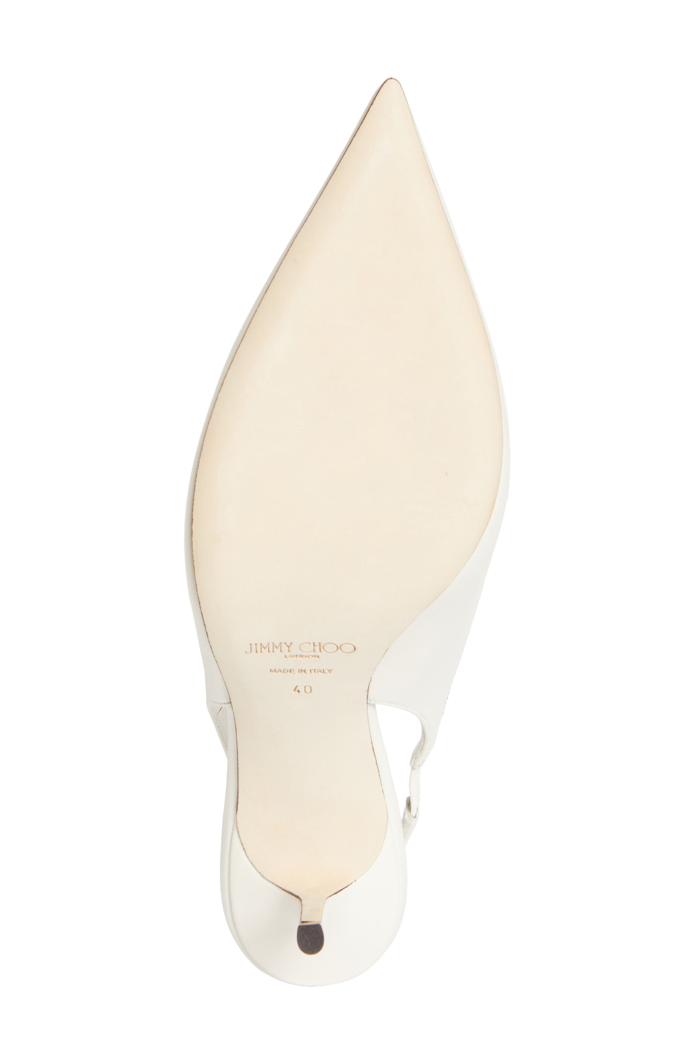 Jimmy Choo Love Pointed Toe Slingback Pump, Alternate, color, Latte
