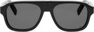 DIOR CD Icon A1I 55mm Gradient Pilot Sunglasses