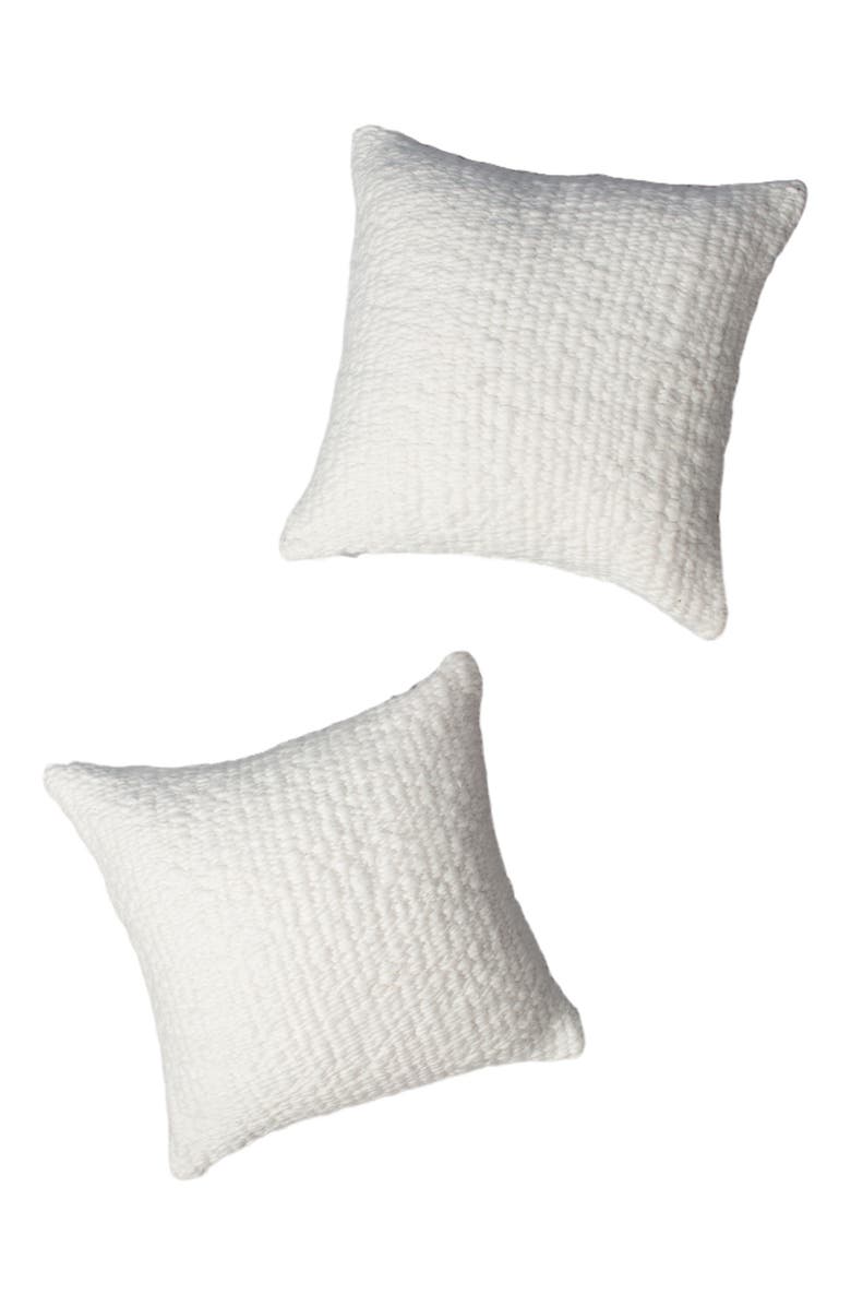 Voz Chunky Flamme Pillow Small, Alternate, color, Ivory
