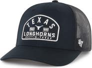 '47 Men's '47  Black Texas Longhorns Leland Trucker Adjustable Hat