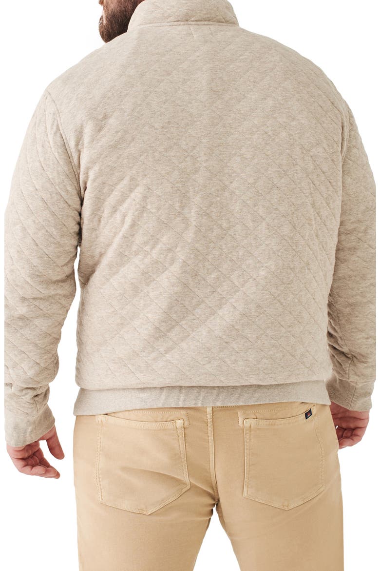 Brand Epic Quilted Fleece Pullover, Alternate, color, OATMEAL MELANGE
