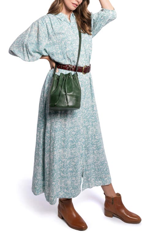 Old Trend Crocus Convertible Bucket Bag In Green