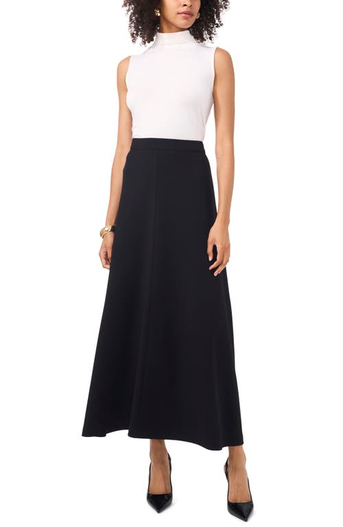 Vince Camuto Knit Maxi Skirt In Rich Black