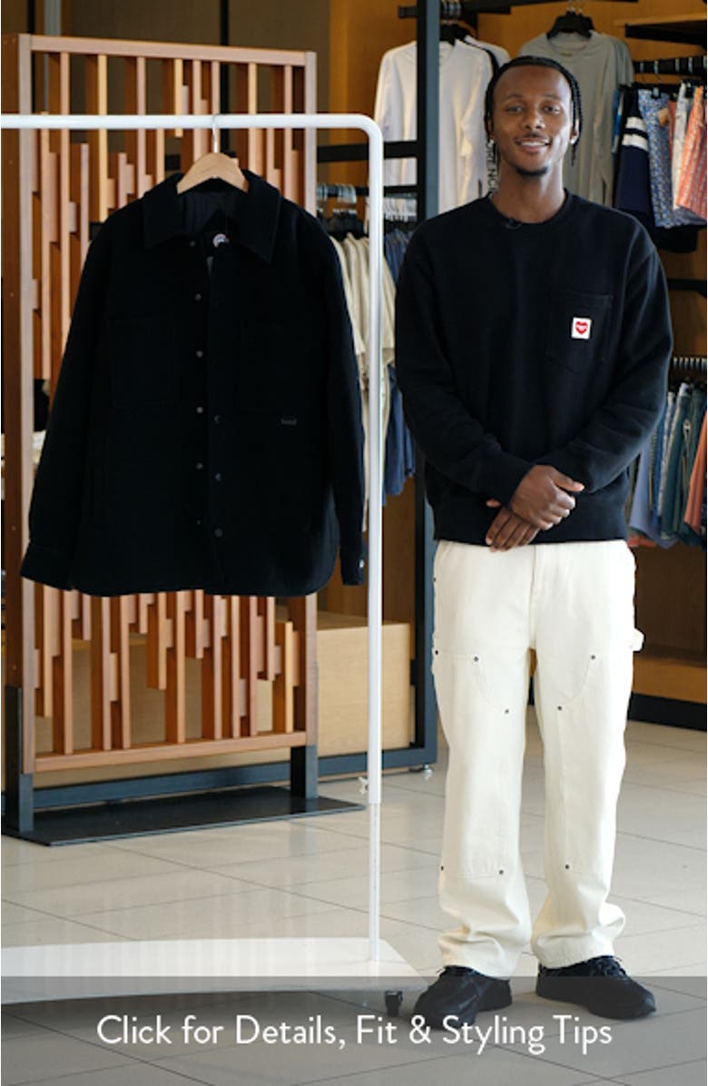 Atikinson Wool Blend Shirt Jacket, sales video thumbnail