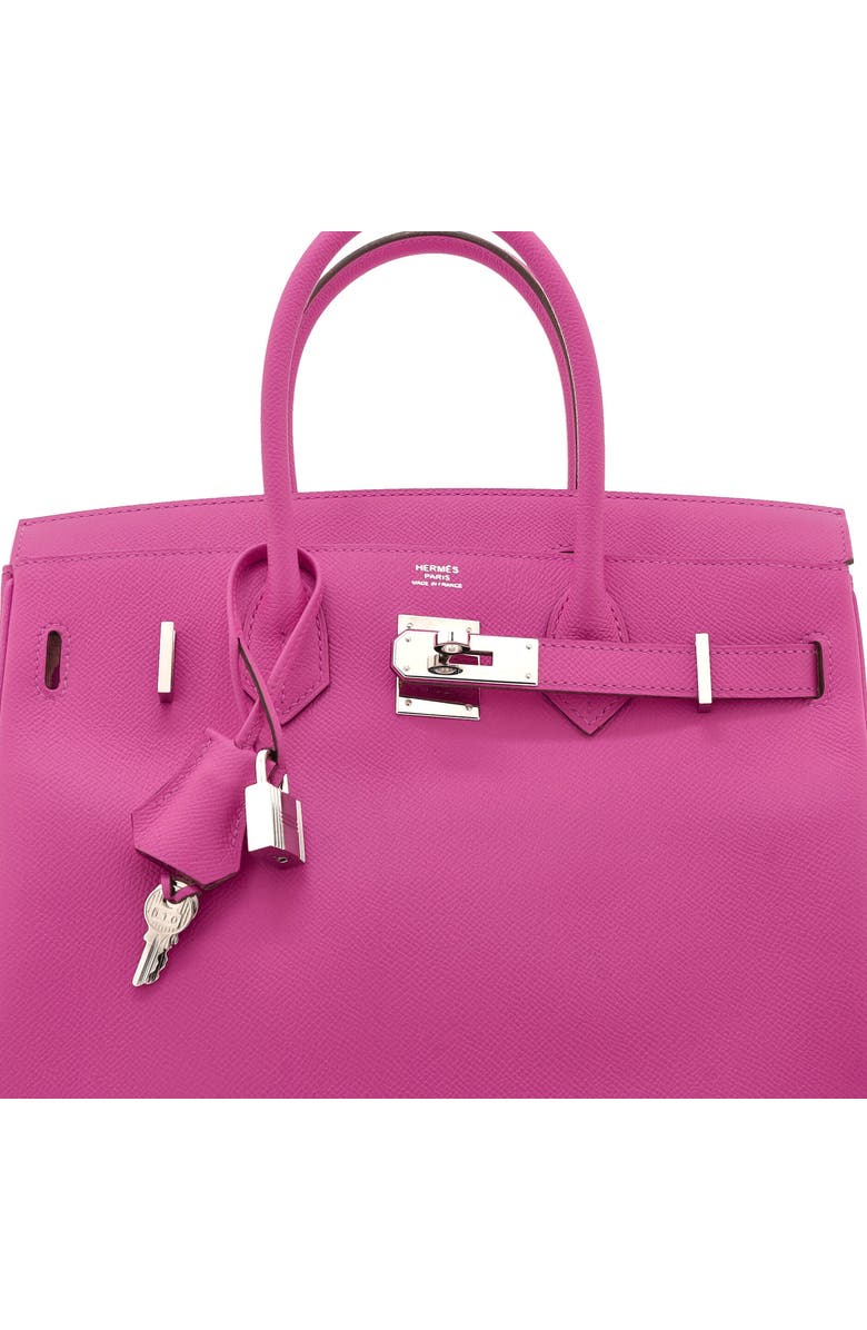 Pre-Owned Hermes Birkin Handbag Pink Epsom with Palladium Hardware 30, Alternate, color, Rose Pourpre