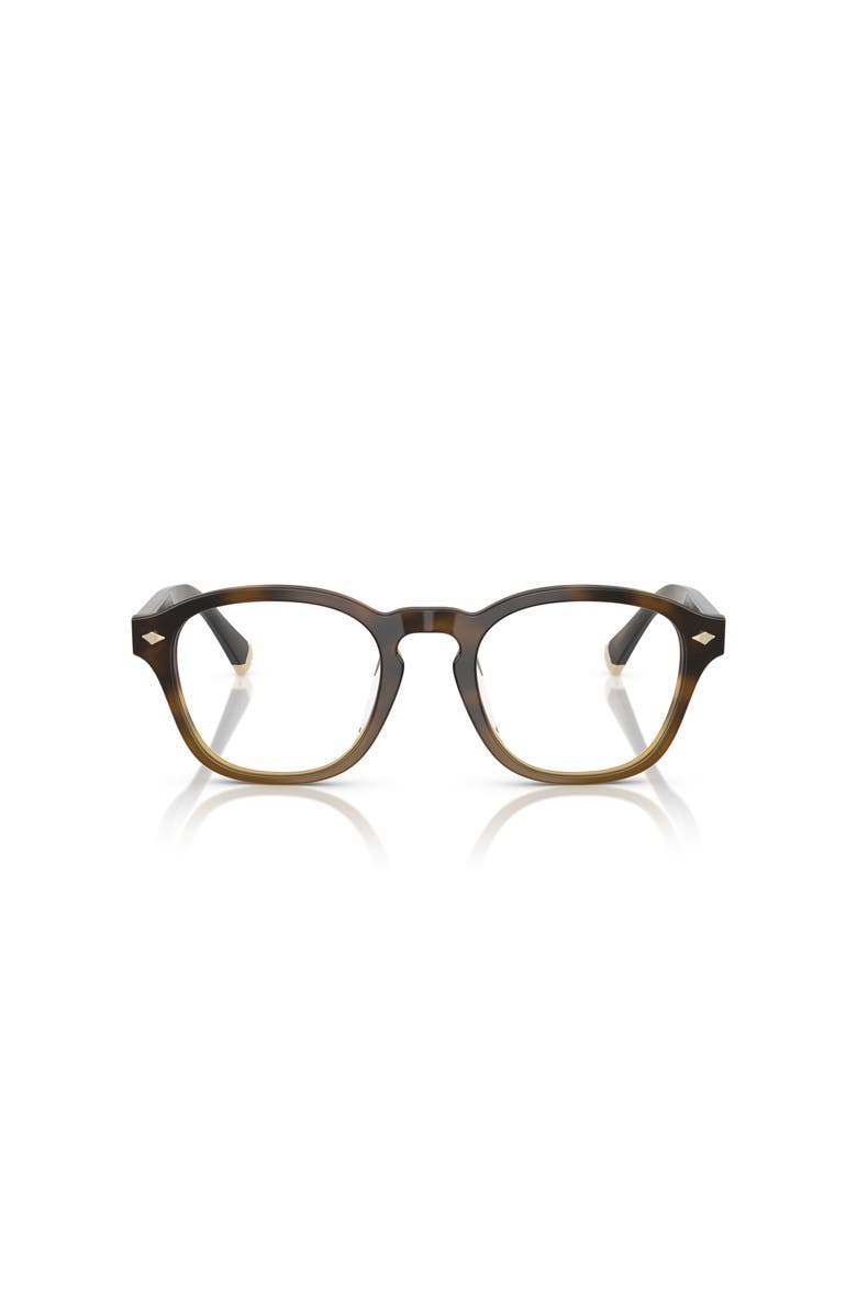 Brunello Cucinelli 50mm Square optical glasses, Alternate, color, Green
