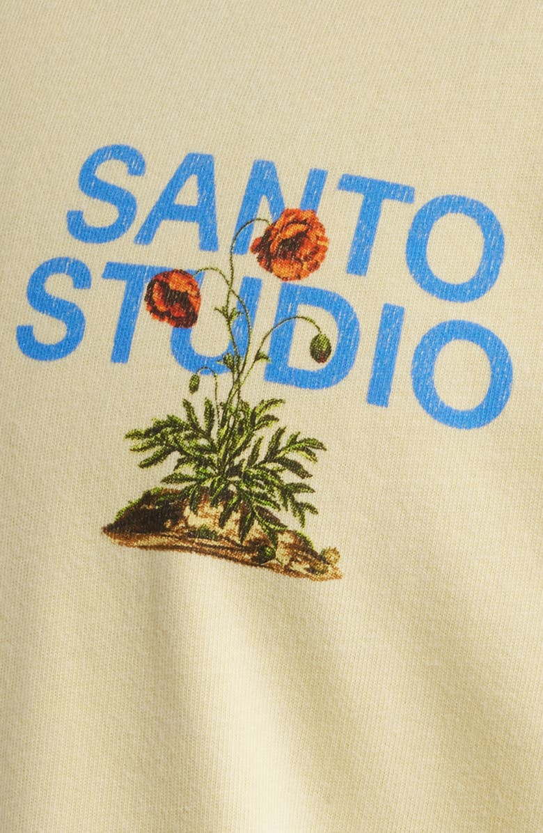 SANTO STUDIO Rooted in Love Cotton Graphic T-Shirt, Alternate, color, Sand