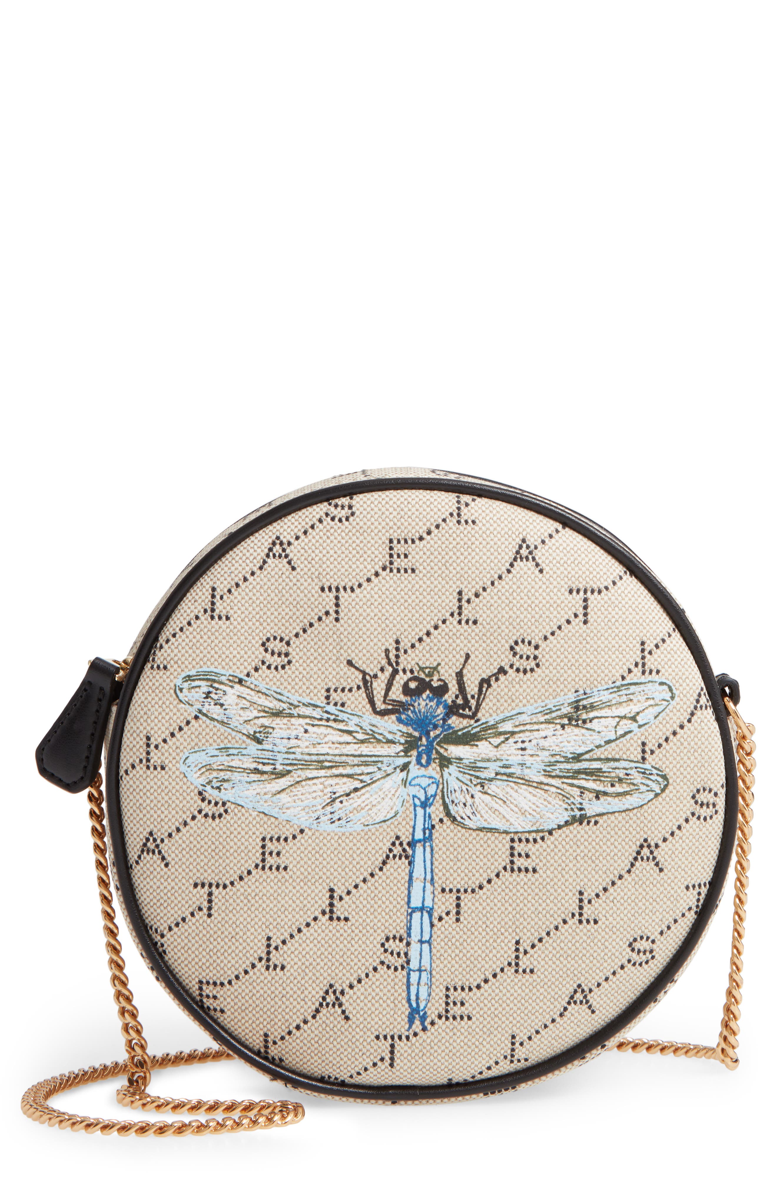 Stella McCartney Mini Monogram Circle Crossbody Bag, Main, color, 