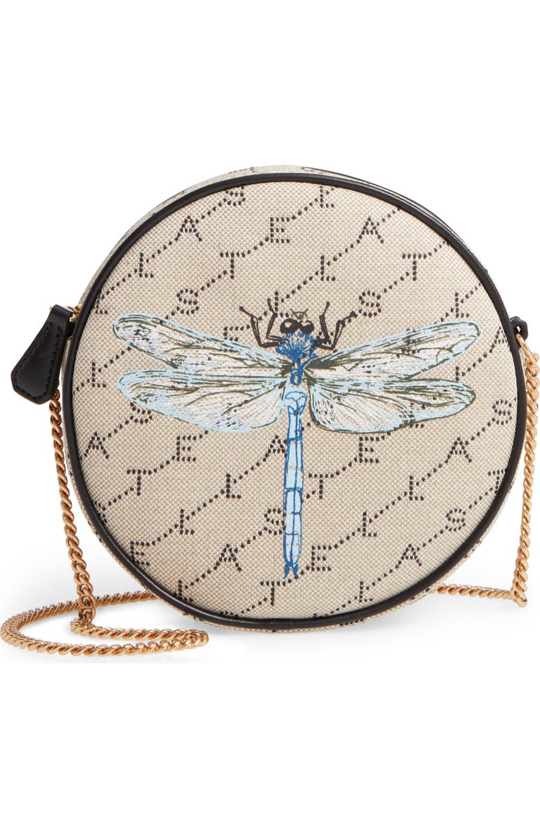 Stella McCartney Mini Monogram Circle Crossbody Bag, Main, color,