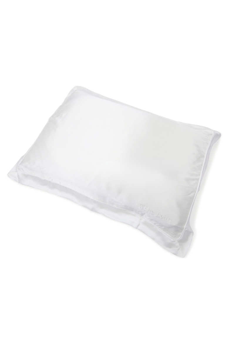 Luxurious Cruelty Free 100% Mulberry Silk Pillowcase, Main, color, White